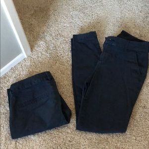 Blue khaki pants
